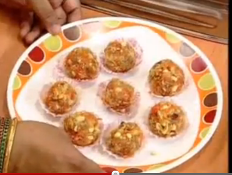 Carrot Laddu & Pesarapappu Jantikalu